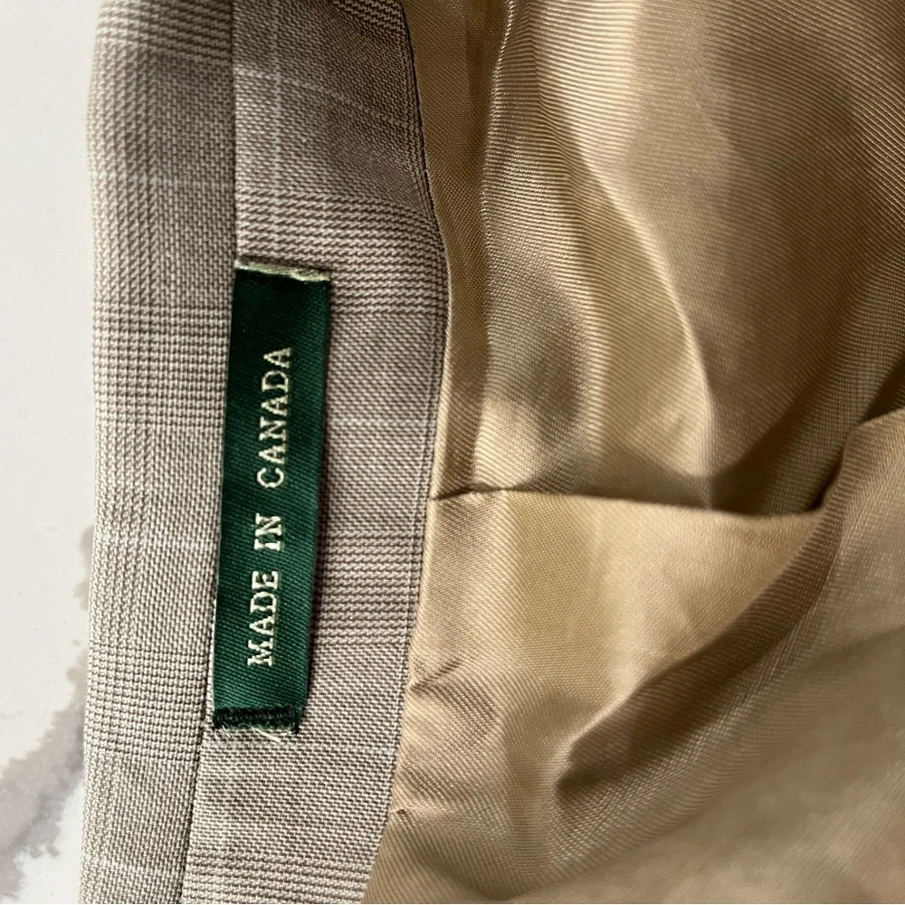 Lauren Ralph‎ Lauren Men's Blazer Sport Coat 3 Button Tan Size 44R 100% Wool